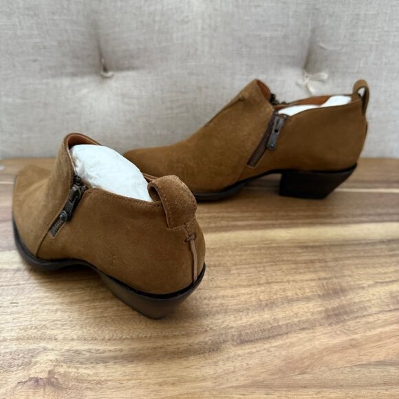 Frye Sacha Moto Shootie Cashew Bootie - Picture 4 of 14